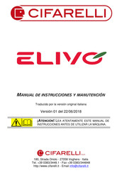 CIFARELLI ELIVO SB200T2 Manual De Instrucciones Y Mantenimento