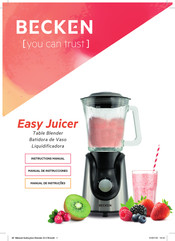 Becken Easy Juicer Manual De Instrucciones