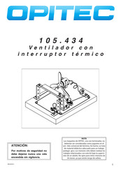 Opitec 105.434 Manual Del Usuario