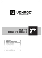 VONROC GG502DC Traducción Del Manual Original