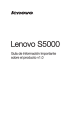 Lenovo S5000 Manual De Instrucciones