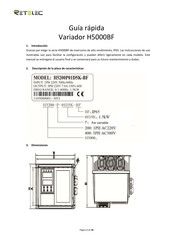 retelec H5200P02D2K-BF Guía Rápida