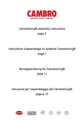 Cambro Camshelving Manual Del Usuario