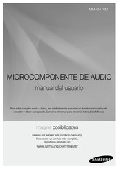 Samsung MM-D470D Manual Del Usuario