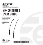 Shure MX400 Serie Guia Del Usuario