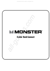 Monster iCable Dock Connect Guia De Inicio Rapido