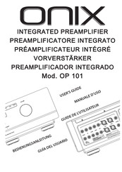 Onix OP 101 Guia Del Usuario
