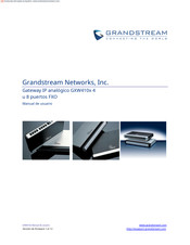 Grandstream Networks GXW4108 Manual Del Usuario