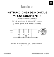 tedee GERDA SLR C Instrucciones De Montaje Y Funcionamiento