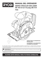 Ryobi P500 Manual Del Operador