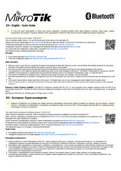 MikroTik TG-BT5-OUT Guía Rápida