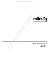marklin 36081 Manual Del Usuario