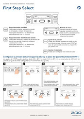 arjo First Step Select Guía De Referencia Rápida