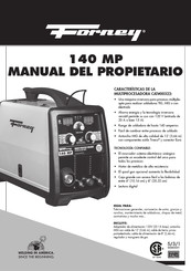 Forney 140 MP Manual Del Propietário