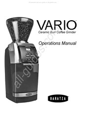 Baratza VARIO Manual De Operación