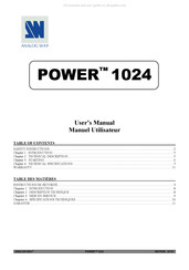 Analog way POWER 1024 Manual Del Usuario