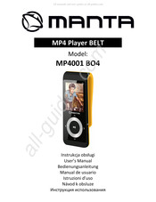 Manta MP4001 BO4 Manual Del Usuario