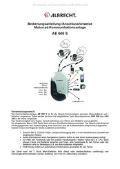 Albrecht AE 600 S Manual De Usuario / Datos De Conexion