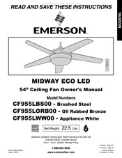 Emerson MIDWAY ECO LED Manual Del Propietário