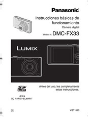 Panasonic Lumix DMC-FX33 Manual Del Usuario