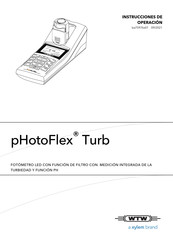 Xylem WTW pHotoFlex Turb Instrucciones De Operación