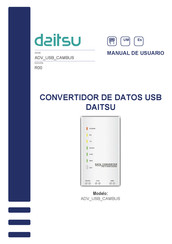 Daitsu ADV_USB_CAMBUS Manual Del Usuario