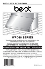 Best WPD38 Serie Instrucciones De Instalación