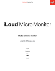 IK Multimedia iLoud Micro Monitor Manual Del Usuario