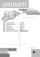 Felisatti PF180/1500 Instrucciones De Servicio