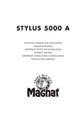 Magnat STYLUS 5000 A Manual Del Usuario