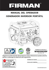 Firman WH03562OF Manual Del Operador