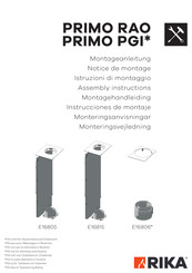 RIKA PRIMO RAO Instrucciones De Montaje