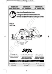 Skil SHD77 Instrucciones De Funcionamiento Y Seguridad