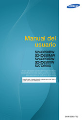 Samsung S24C650BW Manual Del Usuario