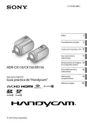 Sony Handycam HDR-CX150 Guia Practica