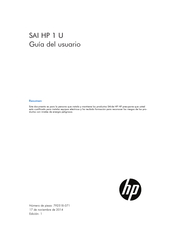 HP SAI HP 1 U Guia Del Usuario