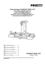 PROUSER DIAMANT BIKE LIFT Manual De Instrucciones