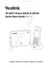 Yealink W52P Guia De Inicio Rapido