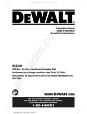 DeWalt DCE300 Manual De Instrucciones