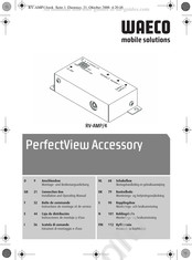 Waeco RV-AMP/4 Instrucciones De Montaje Y D’uso