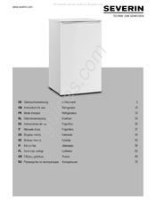 SEVERIN KS 9893 Instrucciones De Uso