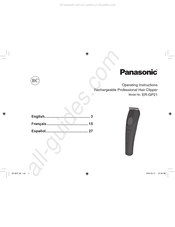 Panasonic ER-GP21 Instrucciones De Funcionamiento