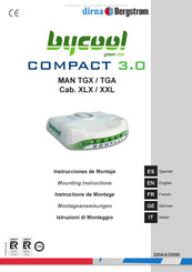 dirna Bergstrom bycool COMPACT3.0 MAN TGX Instrucciones De Montaje
