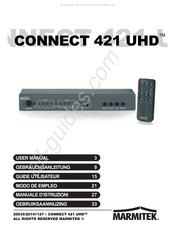 Marmitek CONNECT 421 UHD Modo De Empleo