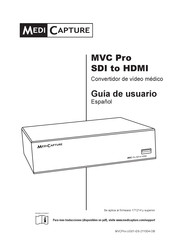 Medi Capture MVC Pro Guía De Usuario