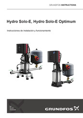 Grundfos Hydro Solo-E Optimum Instrucciones De Instalación Y Funcionamiento