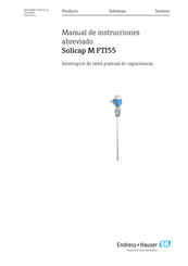 Endress+Hauser Solicap M FTI55 Manual De Instrucciones Abreviado