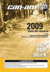 BRP can-am DS 90 X 2009 Guia Del Usuario