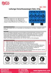 BGS technic 1721 Manual Del Usuario