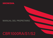 Honda CBR1000RA Manual Del Propietário